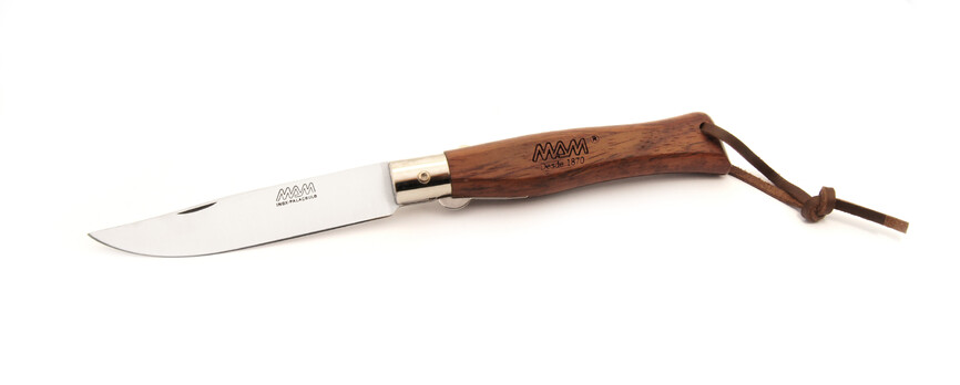 Ніж MAM "Hunter", шкіряна петля, liner-lock
