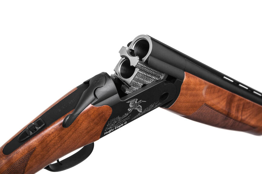 Рушниця мисливська Huglu EAGLE G Black O&U 12/76 см. Фото 4