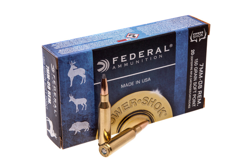 Патрон нарізний Federal Power-Shok 7mm-08 Rem, JSP, 150GR (9,72 г)