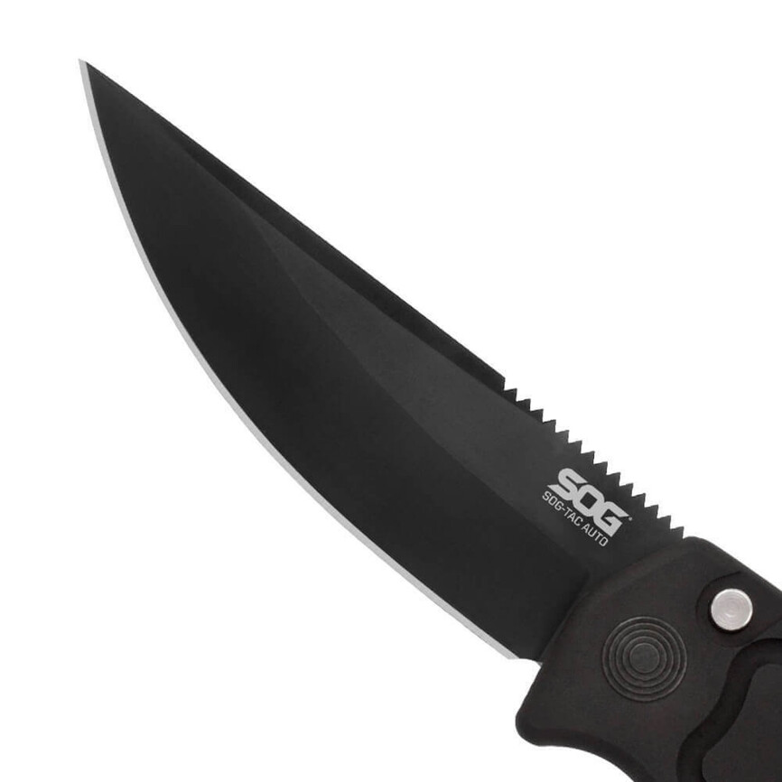 Нож SOG Sog-Tac Automatic Black TiNi. Фото 3