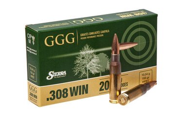 Патрон нарізний GGG кал.308Win HPBT 155GR (10,04 г)