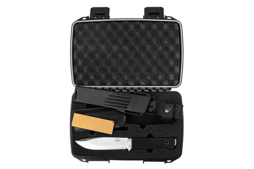 Набір Fallkniven S1 "Forest Knife Pro" Lam. CoS: НІЖ, КЕЙС, ТОЧИЛЬНИЙ КАМІНЬ, ПІХВИ