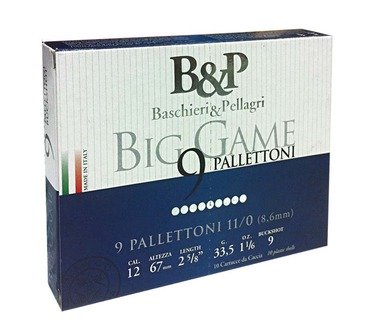 Патрон гладкоствольний B&P BIG GAME PALLETTONI кал.12 №11/0 