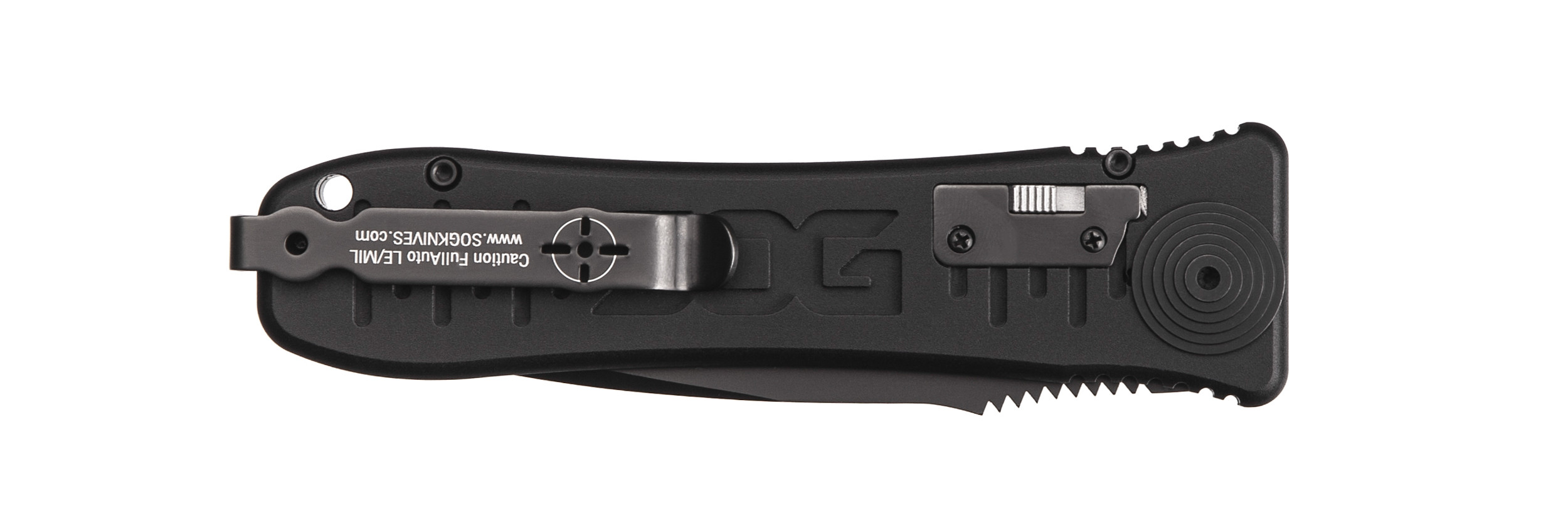 Ніж SOG Spec Elite I Auto Black TiNi. Фото 3