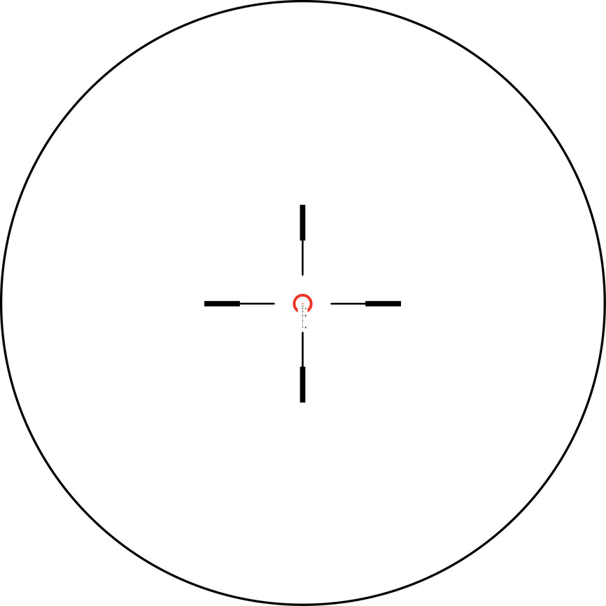 Приціл оптичний TRIJICON VCOG 1-6x24; Red HS DOT 55gr; TA51. Фото 2