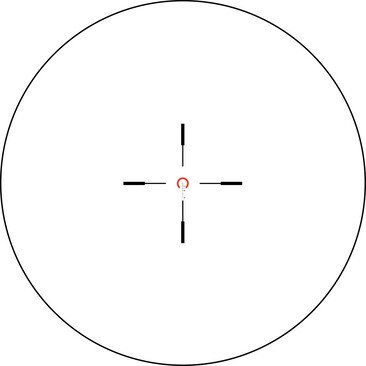 Приціл оптичний TRIJICON VCOG 1-6x24; Red HS DOT 55gr; TA51