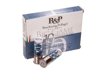 Картеч B&P BIG GAME PALLETTONI (10P) к.12/20/70 №12/0 (9.1мм), 45 г