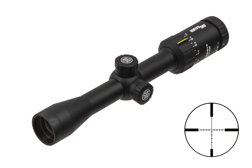 Приціл оптичний SIG Optics Whiskey 3 2-7x32 (25,4 мм) SFP, BDC-1 QUADPLEX