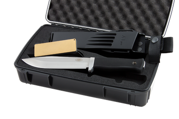Набір Fallkniven "Army Survival Pro" Lam.CoS: ніж, кейс, точ. камінь, чохол