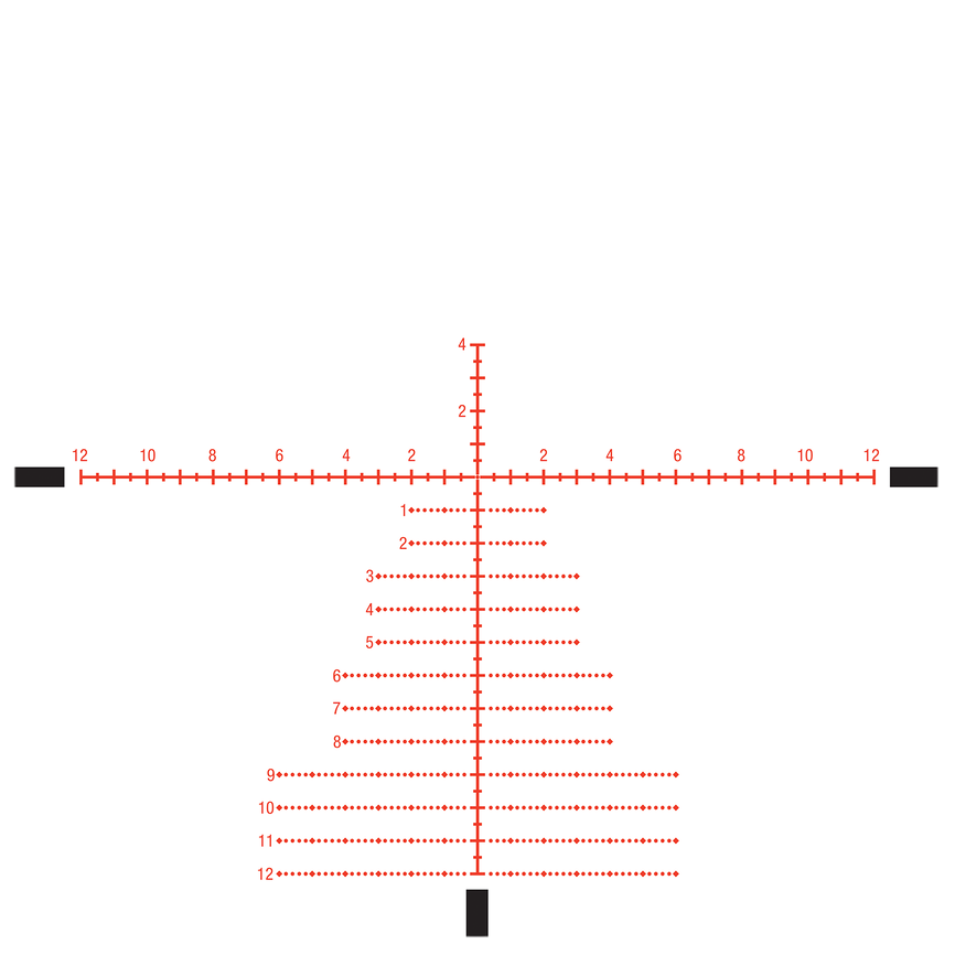 Приціл оптичний TRIJICON Tenmile 4.5-30x56 (34 мм) Red/Green MRAD illum. Precision Tree FFP. Фото 3