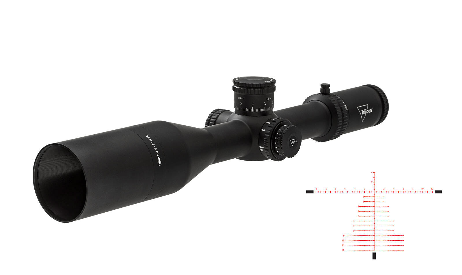 Приціл оптичний TRIJICON Tenmile 4.5-30x56 (34 мм) Red/Green MRAD illum. Precision Tree FFP