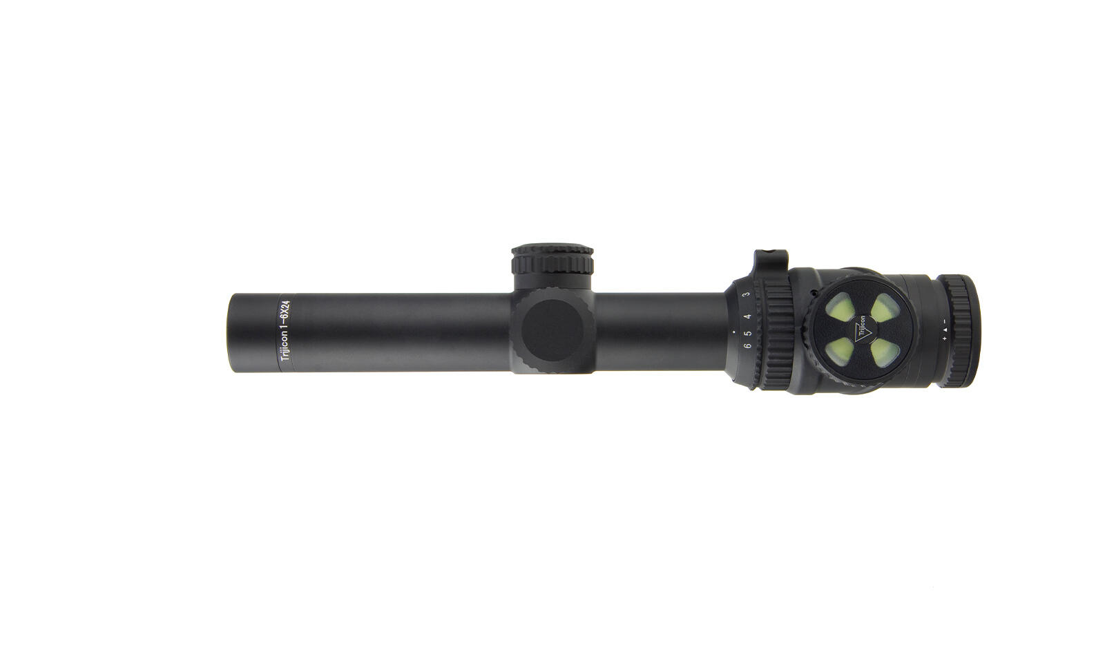 Приціл оптичний TRIJICON AccuPoint 1-6x24 (30 мм) illum. BAC Green Triangle Tritium/Fiber Optics SFP. Фото 4