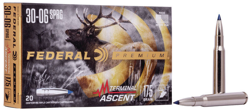 Патрон нарезной Federal Terminal Ascent, 30-06 Spr, 175GR (11,3  г), 832 м/с