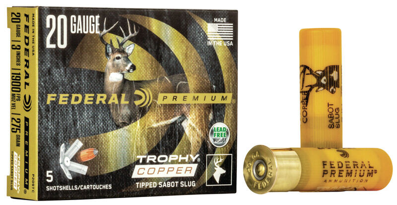 Підкаліберна куля Federal Trophy Copper Sabot Slug к.20/76, 17.8 г