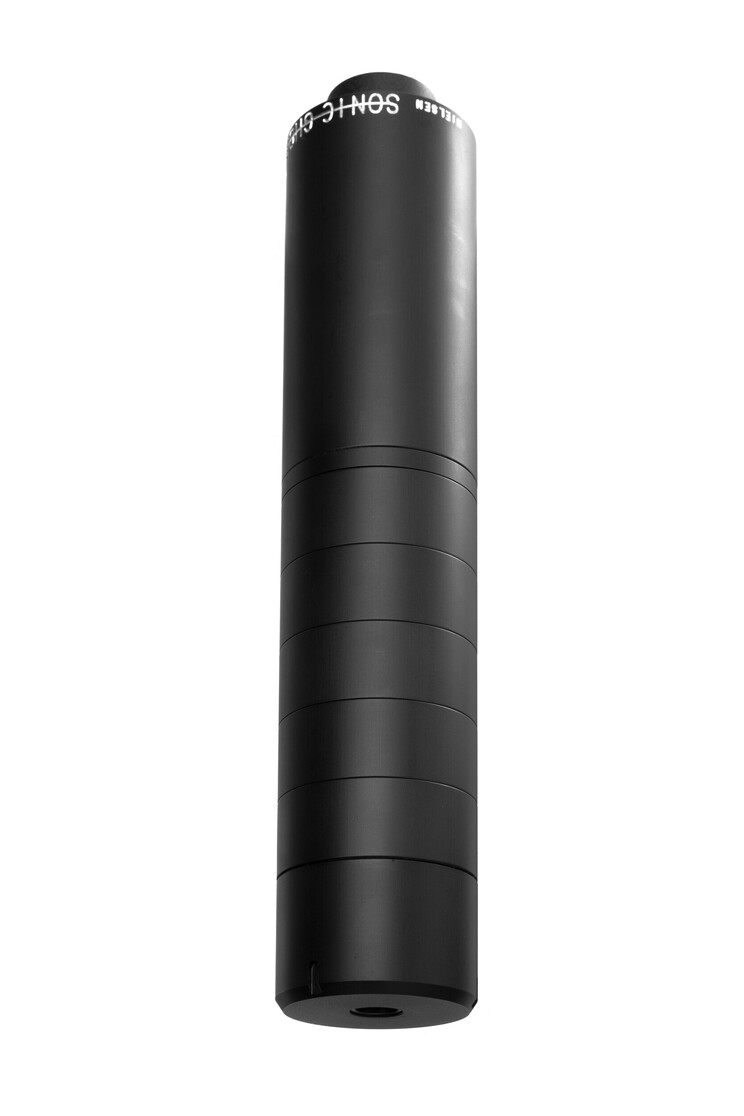 Саундмодератор мультикаліберний Nielsen Sonic Ghost 50 M18x1. калібри 270Win, 7мм, 7мм mag. 30 06, 308Win, 300 Win.mag, 9,3, 375Mag. Фото 3