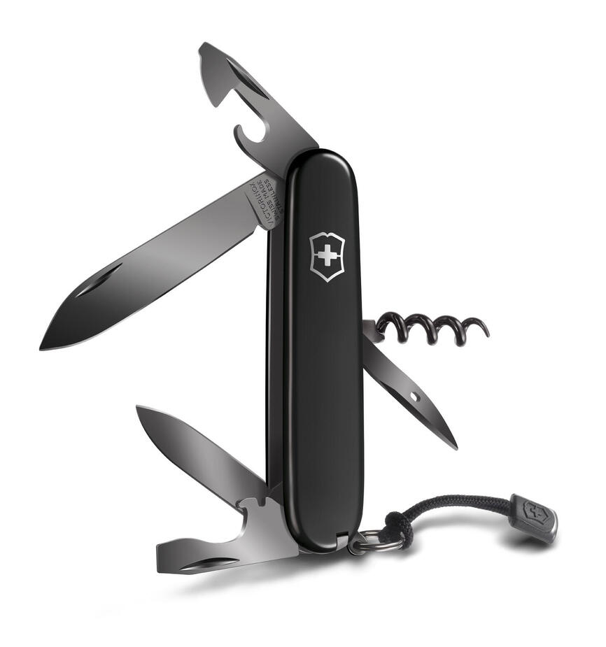 Ніж Victorinox Swiss Army Spartan PS чорний. Фото 2