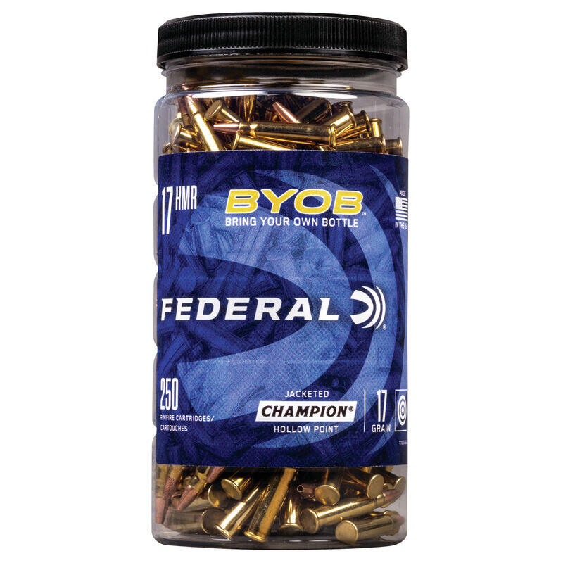 Патрон нарізний Federal Champion 17HMR, JHP, 17Gr (1,1 г)