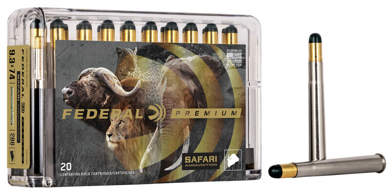 Патрон нарізний Federal Vital-Shok, 9.3x74R,286GR (18,53 г),Woodleigh Hydro Solid