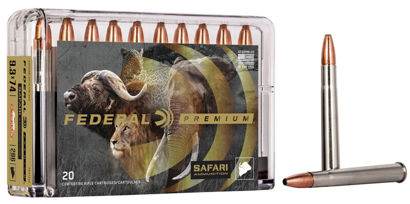 Патрон нарізний Federal Vital-Shok, 9.3x74R,286GR (18,53 г),Swift A-Frame