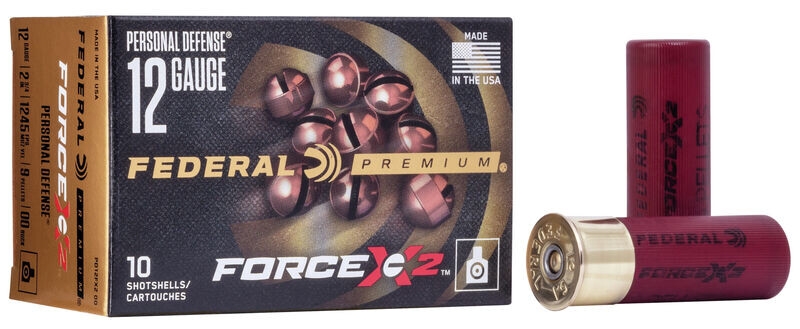 Картечь Federal Personal Defense Shotshell Force X2  к.12/70, 8.38 mm