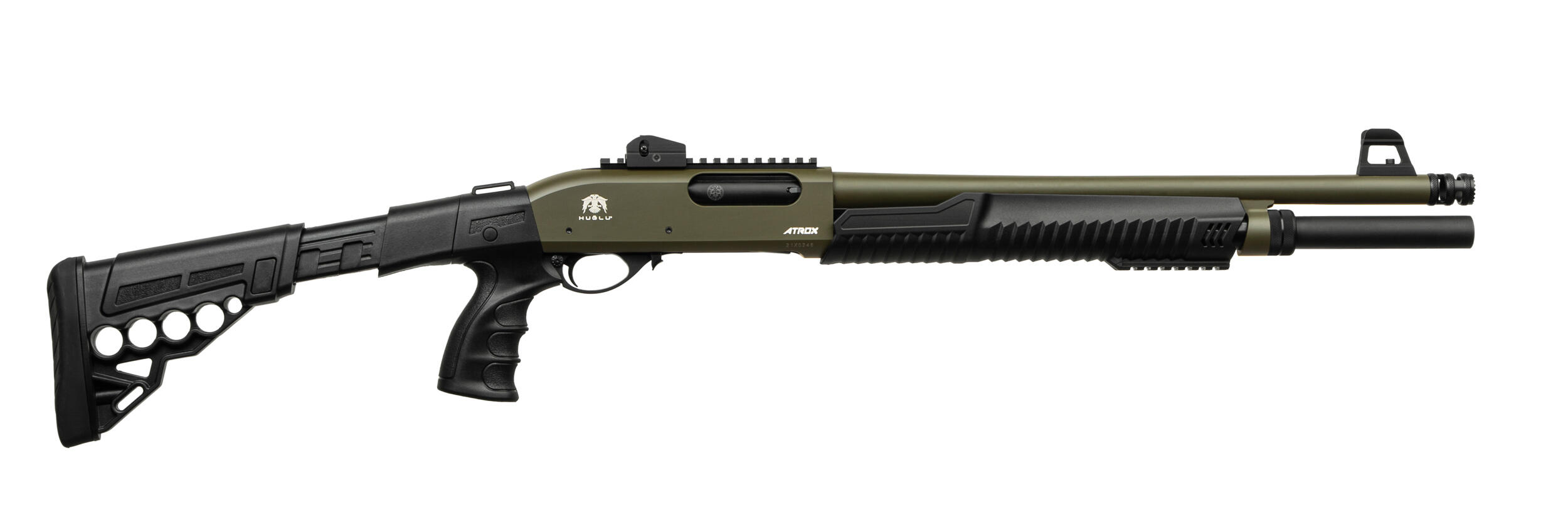 ATROX Tactic Khaki Telescopic Stock 12/47 см Рушниця гладкоствольна Huglu 7+1