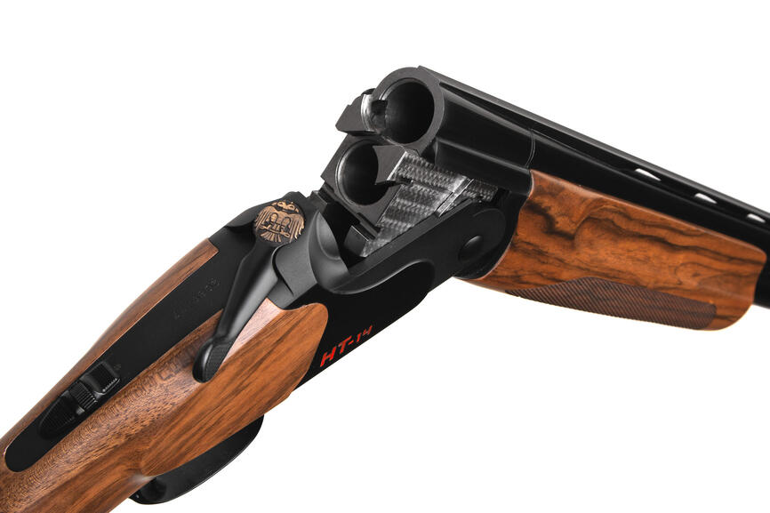 HT-14 Black O&U 12/76 см Рушниця гладкоствольна Huglu. Фото 3