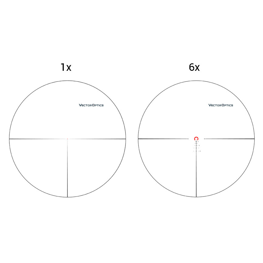 Приціл оптичний Vector Optics Continental 1-6x28 (34mm) illum. FFP Tactical. Фото 2