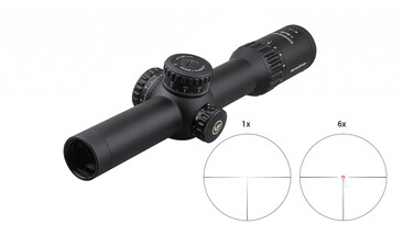 Приціл оптичний Vector Optics Continental 1-6x28 (34mm) illum. FFP Tactical