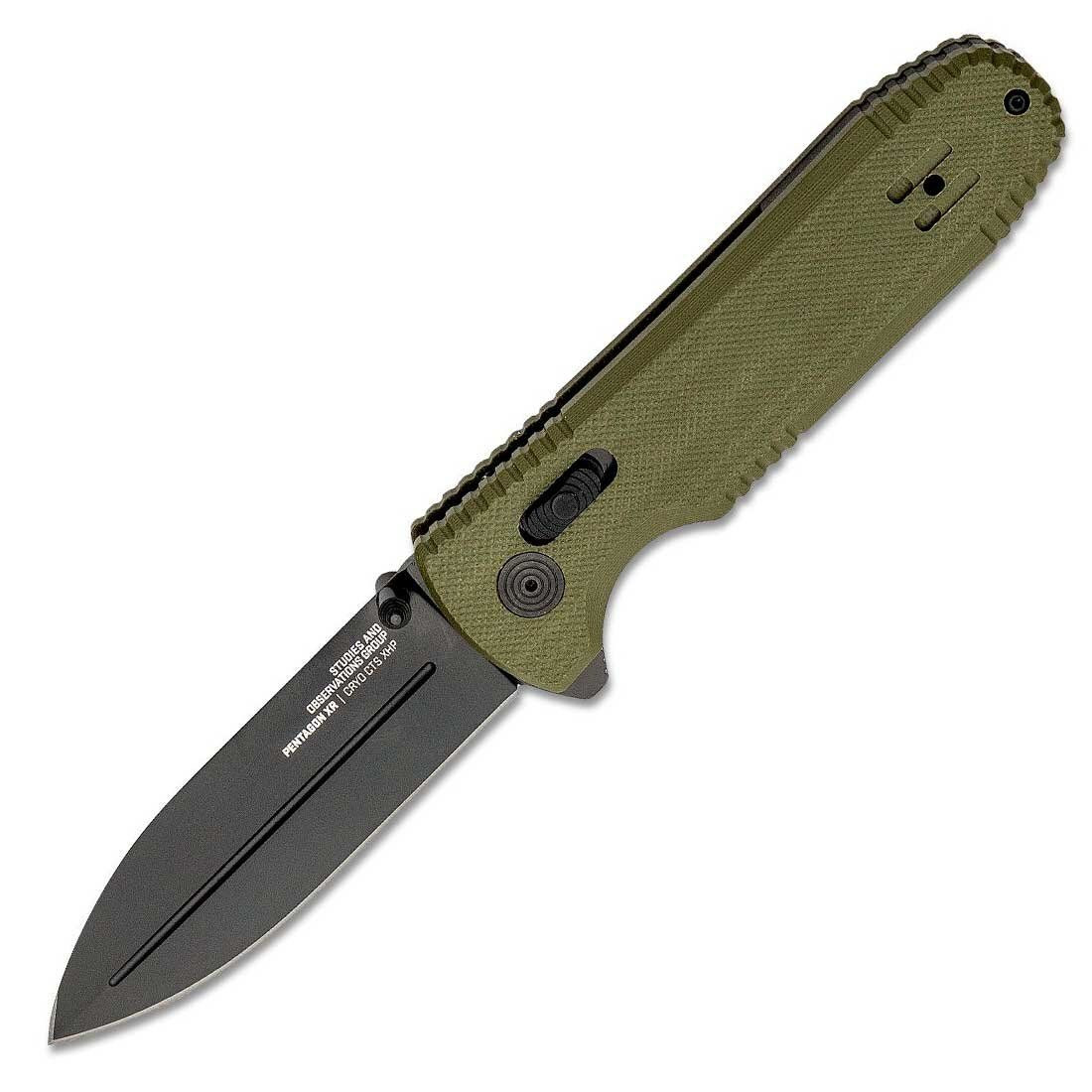 Ніж складаний Pentagon XR OD Green