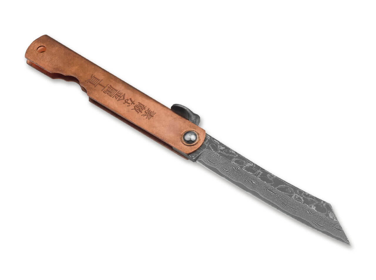 Ніж Higonokami "Irogane Damascus"