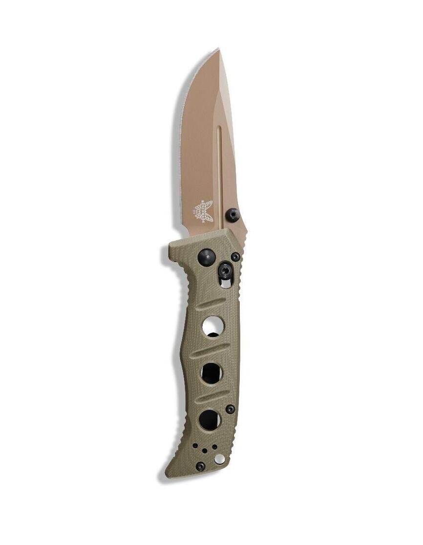 Ніж Benchmade "Sibert Mini Adamas", олива. Фото 2