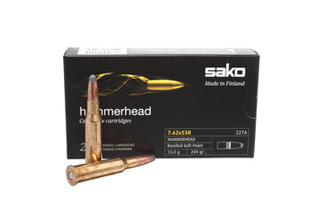 Патрон нарізний Sako Hammerhead SP кал.7.62х54R 13,0гр