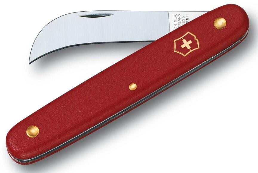 Ніж Victorinox садовий, червоний