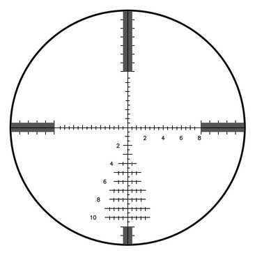 Приціл оптичний Bushnell 3-12-х44 '' Elite Tactical '' MG2DMR, 1 Mill, 30mm