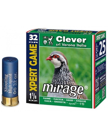 Набої Clever Mirage T2 XPERT GAME № 0 к.12