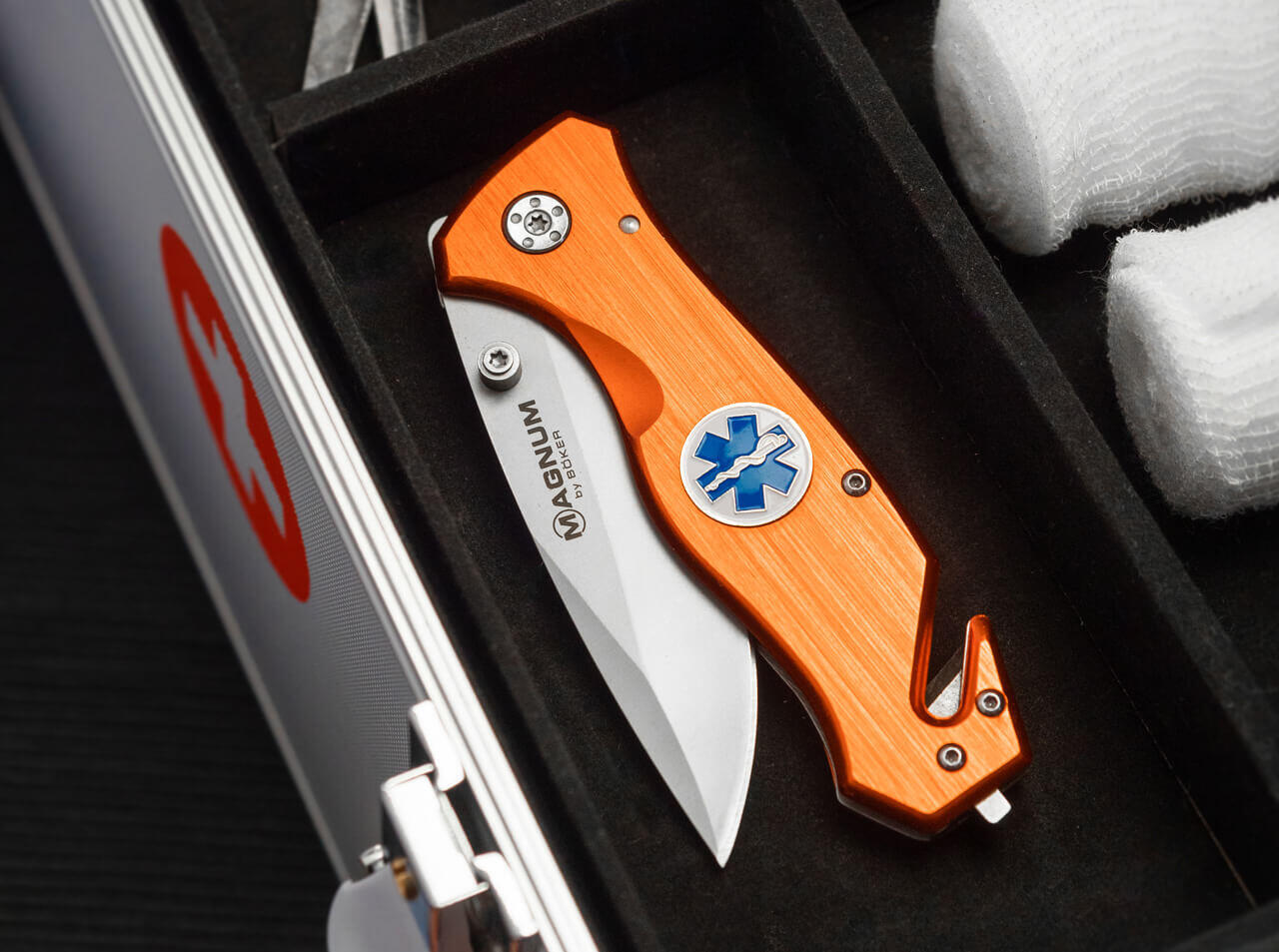 Ніж Boker Magnum "Medic" Клинок 8.5 см. Скл.. Фото 2