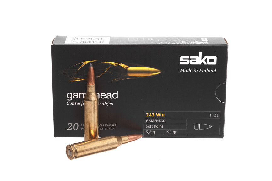 Патрон нарізний Sako Gamehead SP кал.243 Win 5,83 г (90Gr)