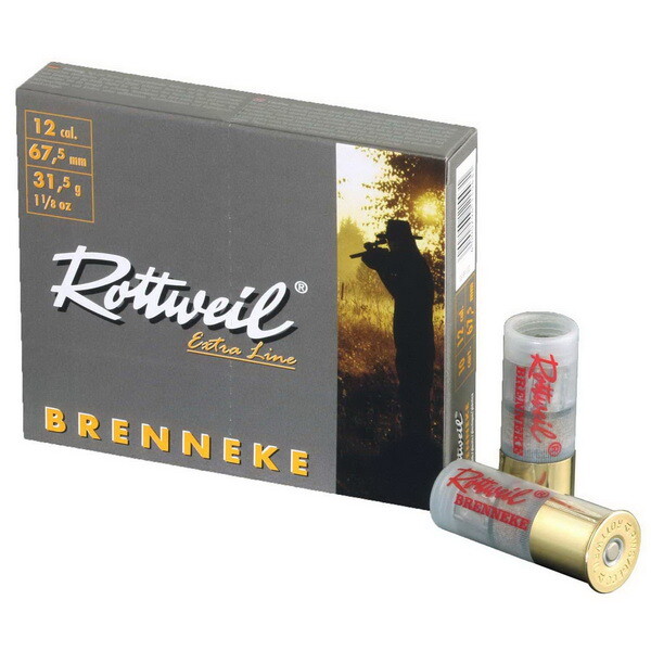 Набої мисливські Rottweil BRENNEKE Classic 12/70, куля Brenneke 31,5 г