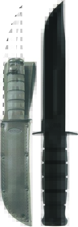 Ніж KA-BAR "Black USMC" довжина клинка 17,78 см.