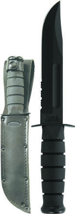 Ніж KA-BAR "Black USMC"serrated