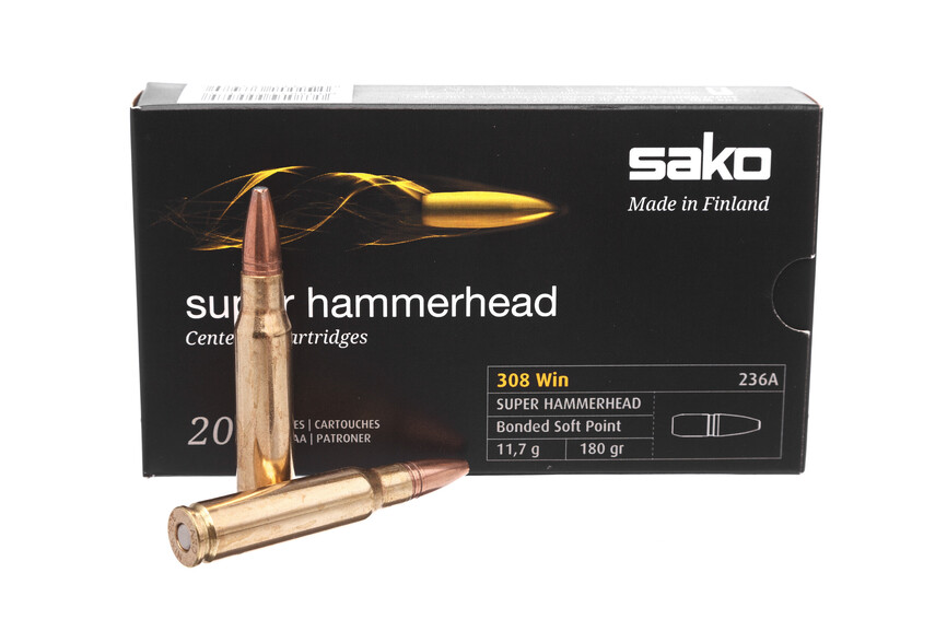 Патрон нарізний Sako Super Hammerhead SP кал.308Win 11,7гр