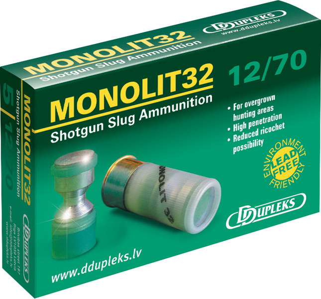 Патрон гладкоствольних DDupleks Monolit32 12/70