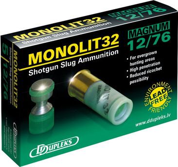 Патрон гладкоствольних DDupleks Monolit32 12/76