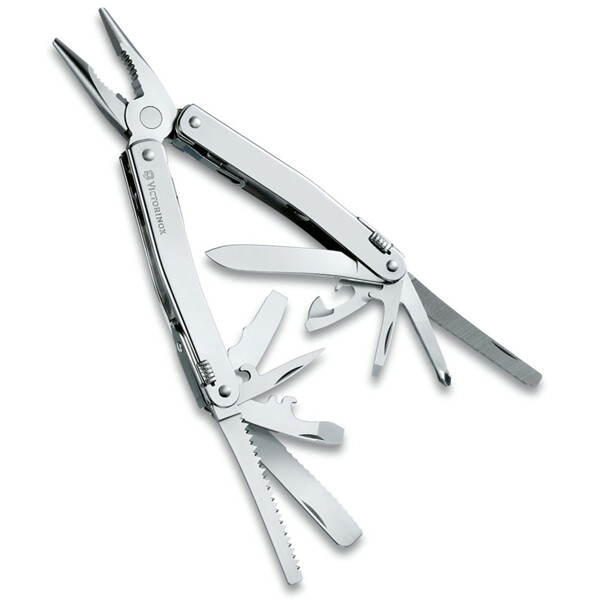 Мультитул Victorinox SwissTool Spirit в шкіряному чохлі