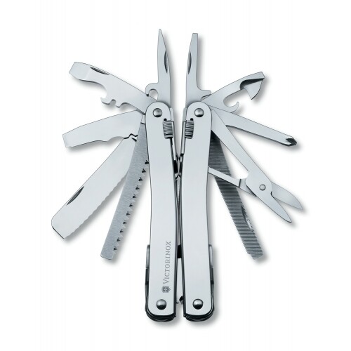 Мультитул Victorinox SwissTool Spirit в шкіряному чохлі