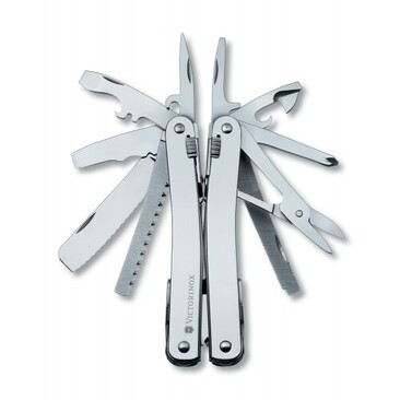 Мультитул Victorinox SwissTool Spirit в шкіряному чохлі