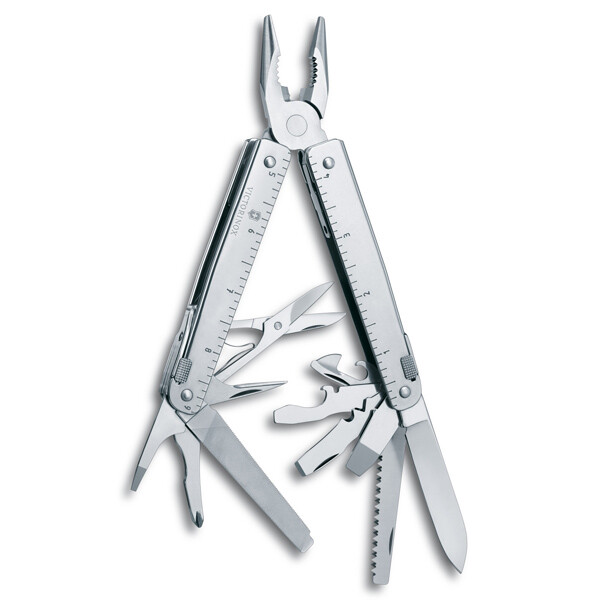 Мультитул Victorinox SwissTool в шкіряному чохлі