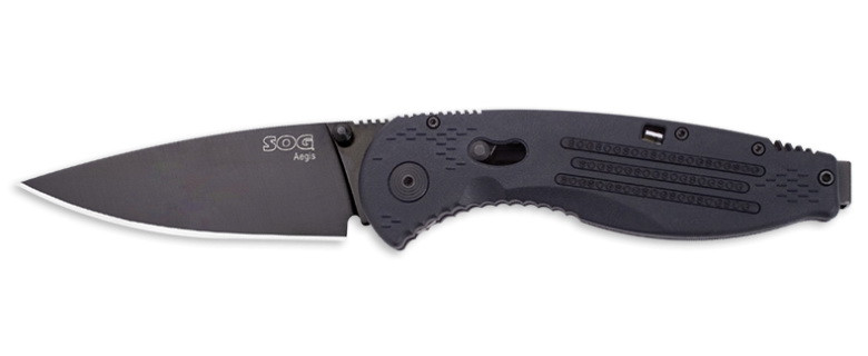 Ніж SOG "Aegis Black TiNi"
