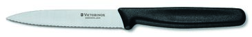 Victorinox Standart 10 см, серрейтор, чорний нейлон