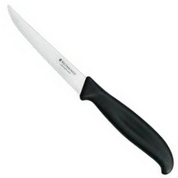 Ніж столовий Victorinox Standart 11 см, чорний нейлон